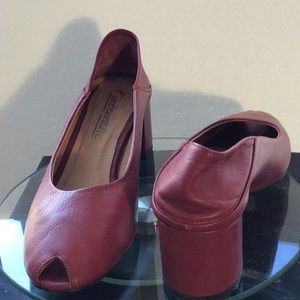 L’intervalle Red Shoes comfortable could be 2 ways worn great look Soft leather